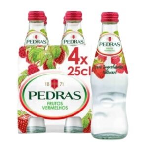 Água c/ Gás Pedras Frutos Vermelhos 4 x 25cl