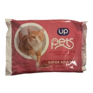 Alimento Completo Gatos Adultos UP Pets 4 x 100g